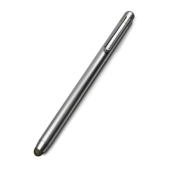 Touch Screen Pen Stylus for Galaxy S22/Ultra/Plus - Fiber Tip Aluminum Lightweight Silver Color Compatible With Samsung Galaxy S22/Ultra/Plus