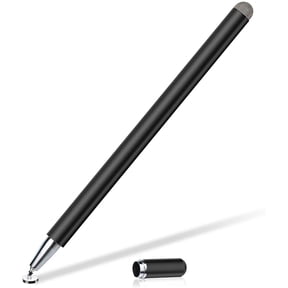 Touch Screen Pen Stylus for Google Pixel 8/Pro - Fiber Tip Aluminum Lightweight Black