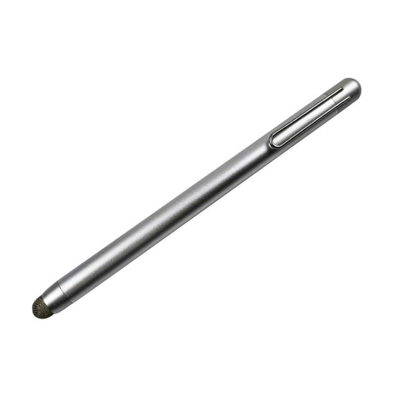 Touch Screen Pen Stylus for Motorola Razr (2023), Edge (2023) - Fiber Tip Aluminum Lightweight Silver Color