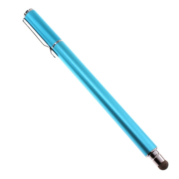 Touch Screen Pen Stylus for iPhone 14/Pro/Max/Plus - Fiber Tip Aluminum Lightweight Blue