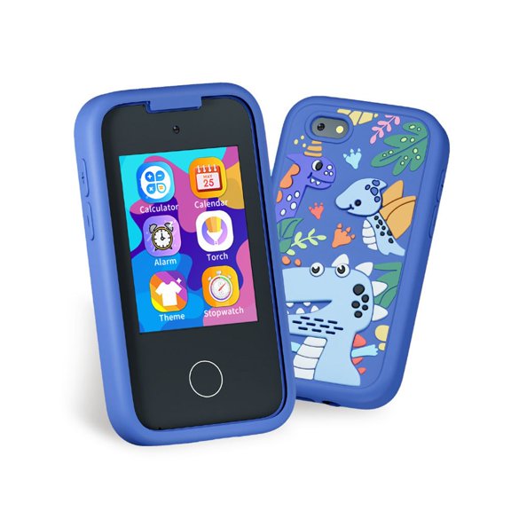 Touch Screen Phone Camera Toy Dual Lens Photo Video 8GB Memory Early Learning Camera 4.33 Inch