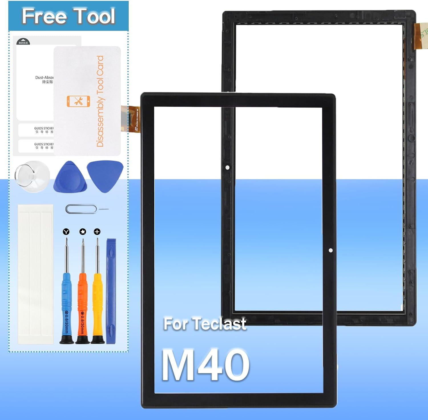 Touchscreen Digitizer Glas Für Teclast M40 Plus TLC005 - 10,1 Zoll Ersatzdisplay