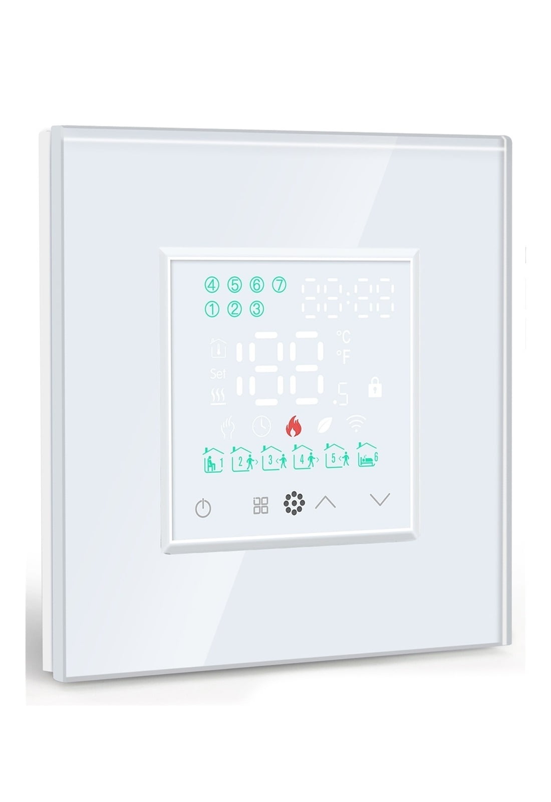 Touch Screen Thermostat For Electric Floor Heating Water Boiler ,Temperature Remote Controller Home ,Temperature calibrating