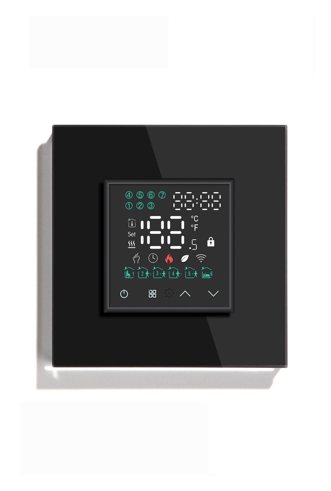 Touch Screen Thermostat For Electric Floor Heating Water Boiler ,Temperature Remote Controller Home ,Temperature calibrating