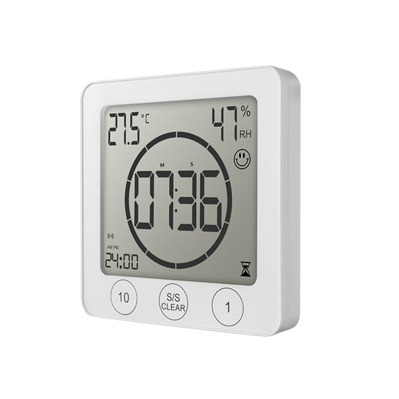 Touch Screen Timer for Teachers, Students & Professionals, Displaying Time, Temp., Humidity & Alarm