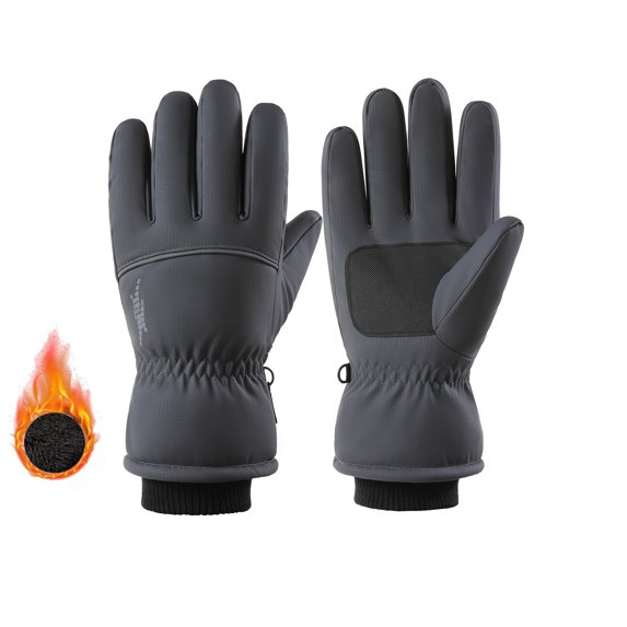 Touch Screen Windproof Waterproof Gloves Women Men Winter Cold Weather Thick Warm Ski Snow Gloves Non Slip for Skiing Snowboarding Cycling Driving Biking Running Hiking Outdoor Work