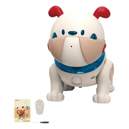 Touch Sensing Interactive Mechanical Dog With Music Dance Recording And Remote Control, Interactive Play For Kids Electronic Pet Toy