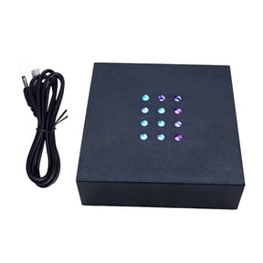 Touch Sensitive LED Crystals Lamp Base with Dimmable Light for Home Ambiances