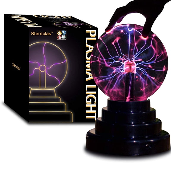 Touch Sensitive Plasma Ball Light Globe 3 Inch USB Powered Gift for Parties Birthday Holiday