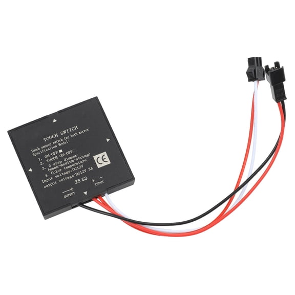 Touch Sensor Switch for Bathroom Mirror Lighting with Background Light and Isolated Sensor for Home and Hotel Use (ON-OFF)