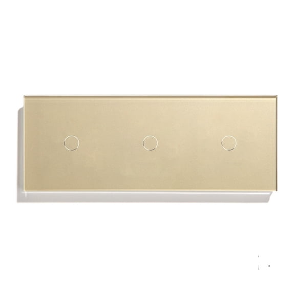 Touch Switch Touch-Sensor Wall Power Switch Luxury Glass Crystal Panel 2Way LED Light Switch Backlight ,Easy to Installation