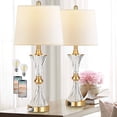 thumbnail image 1 of Touch Table Lamps 2Pack Bedside USB Dimmable,Bulbs Included, 1 of 7