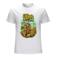 thumbnail image 1 of Touch The Sky Men’s T-Shirt 100% Cotton Casual Short Sleeve Tops Gift Tee White L, 1 of 5