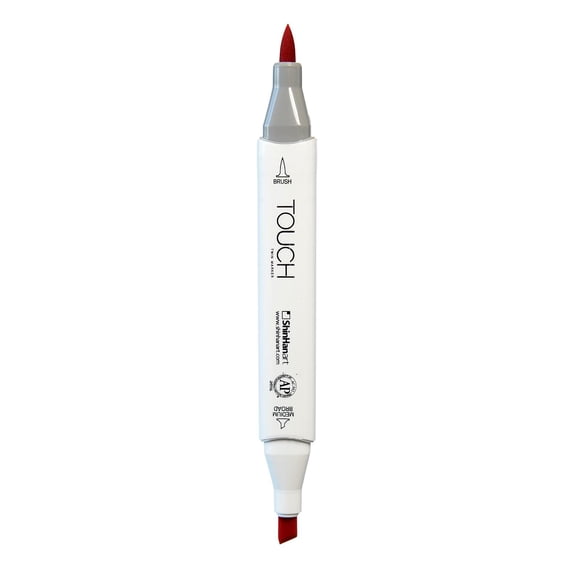 Touch Twin Brush Markers deep red, R10 (pack of 3)
