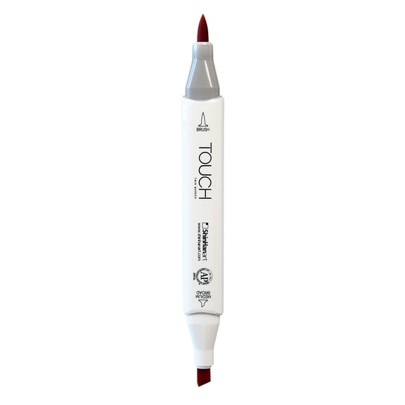 Touch Twin Brush Markers rose red, R3 (pack of 3)