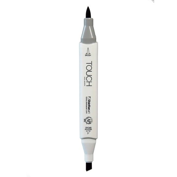 Touch Twin Brush Markers vivid purple, P85 (pack of 3)