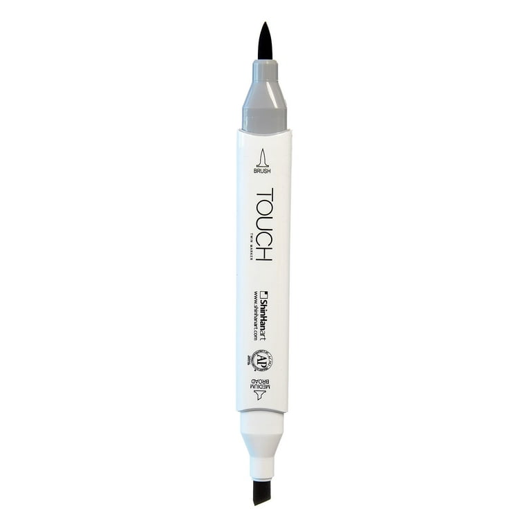 ShinHan Touch Twin Marker BR100 Walnut - Dual Tip Alcohol Marker, Refillable, Odorless