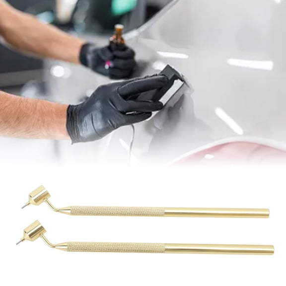 Touch Up Paint Applicator Pen, Skid Resistance Handle 2pcs Fluid Writer Paint Applicator Pen Multipurpose 0.5mm 0.7mm for Automotive Surfaces, Fin