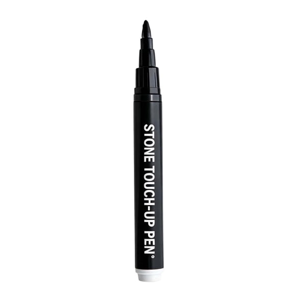 Touch Up Paint Pen | Black Touch Up Paint for Granite Repair Kit, Tile Grout Repair and Countertop Touch Ups, 6 Inch Single Pack