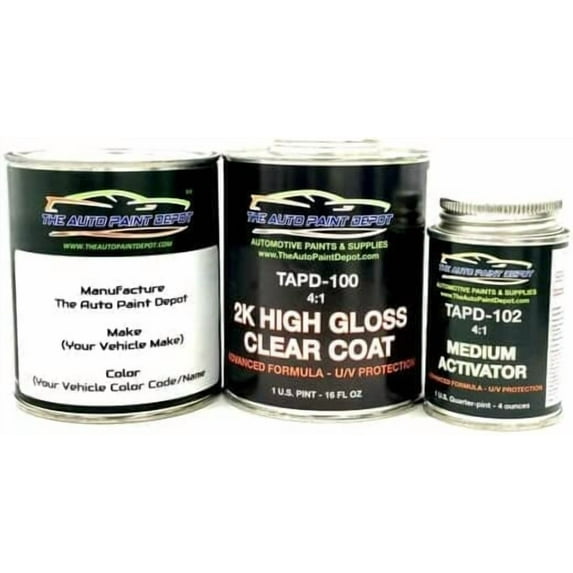 Touch Up Paint for Cadillac CTS,ELR-Satin Graphite (Wheel-matt) WA784U (All Years, All Models) One Pint with Clear Coat