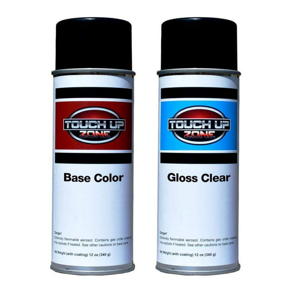 Touch Up Zone Aerosol Paint and Clear - Compatible with Ford Carbonized Gray Metallic Code M7