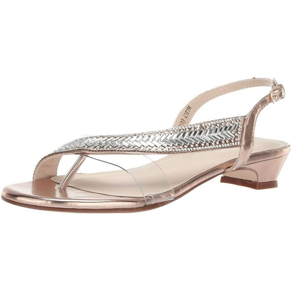 Touch Ups Womens Eleanor Sandal 9 Rose Gold