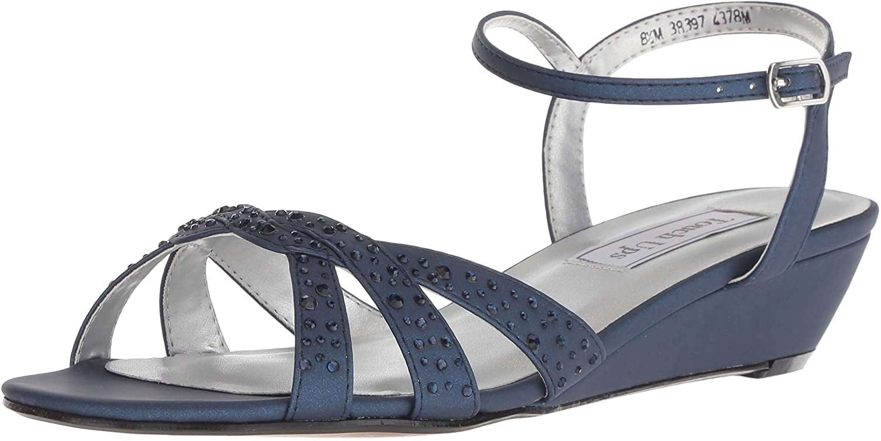 Touch Ups Women's Dulce Strappy Sandal - 2 5/8 Inch Heel, Sparkle Accents, Special Occasion - View #2