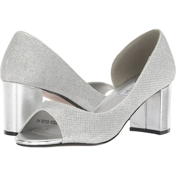 Touch Ups Women's Joy Pump, Silver Shimmer, Size 7.0