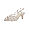 thumbnail image 1 of Touch Ups Womens Clara Glitter Rhinestone Slingback Heels, 1 of 3