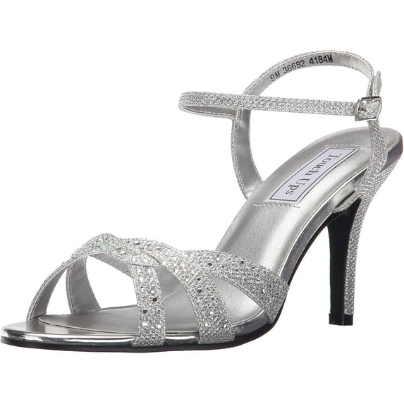 touch ups women's dulce, silver shimmer, 7 m us