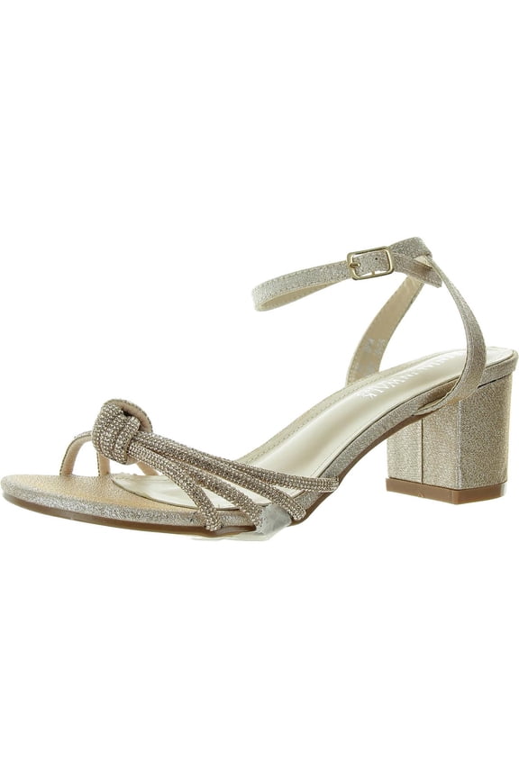 Womens Libra Embellished Shimmer Slingback Sandals