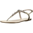 thumbnail image 1 of Touch Ups Womens Paula Flat Sandal 10.5 Gold, 1 of 7