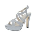 thumbnail image 1 of Touch Ups Womens Queenie Glitter Strappy Heels, 1 of 7