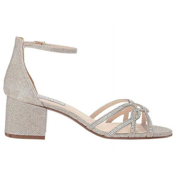 Touch Ups Womens Zoey Ankle Strap Block Heel Evening Sandals