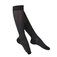 thumbnail image 1 of Touch Women's Knee High Compression Socks, 15-20 mmHg, Black Herringbone Pattern, Medium, 1 of 3