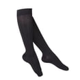 thumbnail image 1 of Touch Women's Knee High Compression Socks, 15-20 mmHg, Black Rib Pattern, Medium, 1 of 3