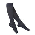 thumbnail image 1 of Touch Women's Knee High Compression Socks, 15-20 mmHg, Navy Checkered Pattern, Large, 1 of 3