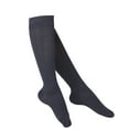 thumbnail image 1 of Touch Women's Knee High Compression Socks, 15-20 mmHg, Navy Rib Pattern, Small, 1 of 3