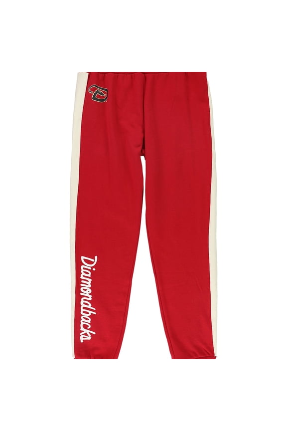 Womens Arizona Diamondbacks Athletic Jogger Pants, Red, Medium
