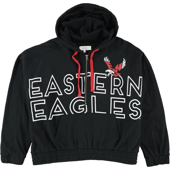 Touch Womens Eastern Washington University Hoodie Sweatshirt, Black, XX-Large
