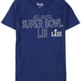 thumbnail image 1 of Touch Womens Super Bowl LIII Graphic T-Shirt, Blue, Large, 1 of 2