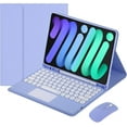 thumbnail image 1 of Touch keyboard case suitable for iPad mini 7 (A17 Pro) and iPad mini 6 8.3-inch (purple), 1 of 8