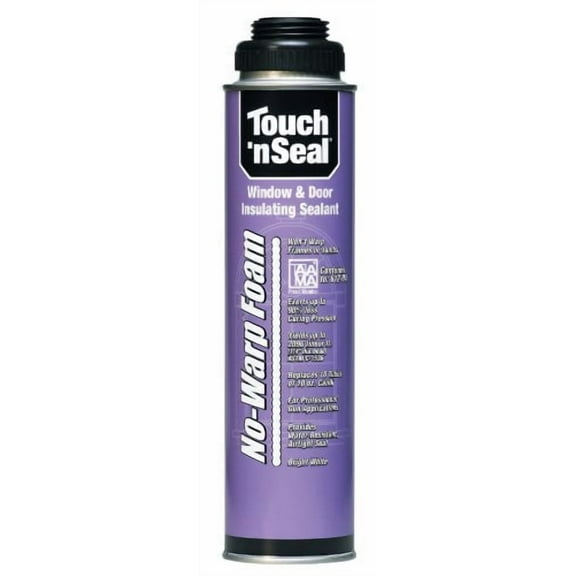 Touch 'n Seal No Warp Window and Door Insulating Gun Foam Sealant, 20 oz Can, White