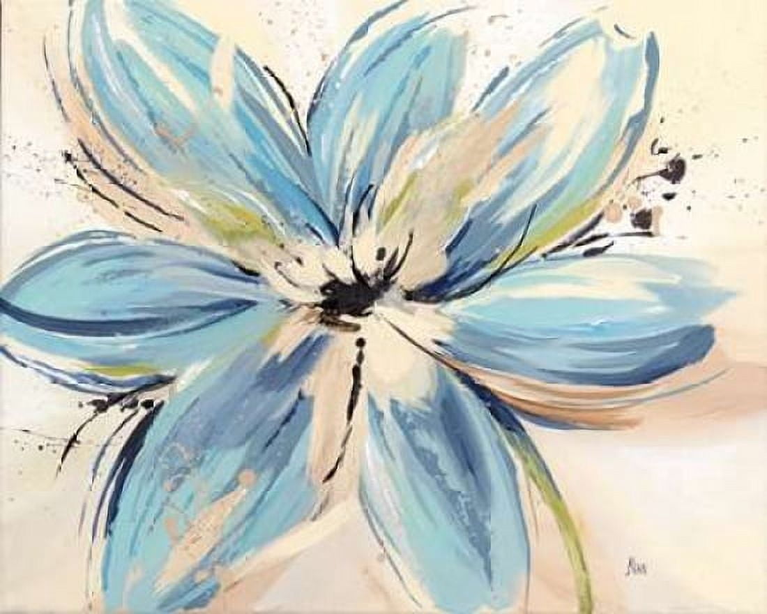 Touch of Blue II Canvas Art - Nan (24 x 30)