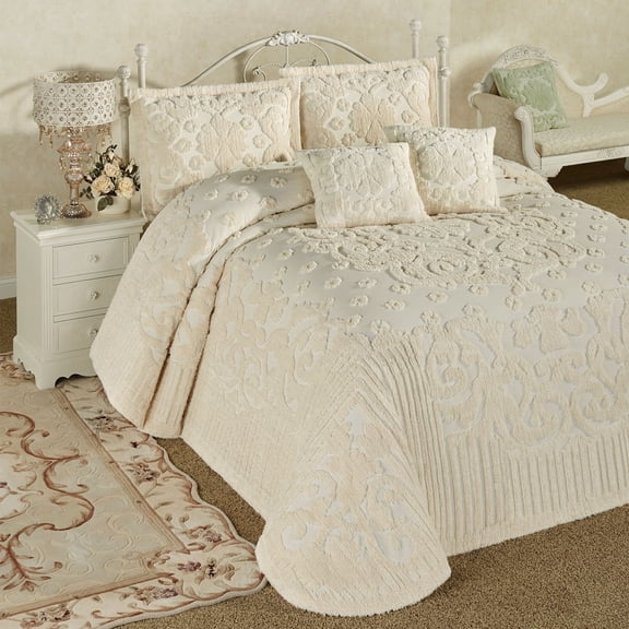 Touch of Class Laurent Grande Bedspread Set Ecru Bedspread Set Full