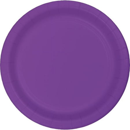 Creative Converting Amethyst Purple Banquet Plates, 24 ct