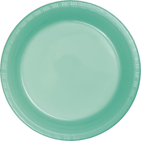 Touch of Color Fresh Mint Green Plastic Dessert Plates 20 Pack 318877