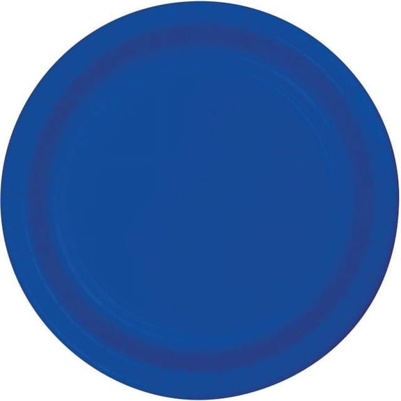 Touch of Color Lunch Plate, 7", Cobalt, 24 Ct