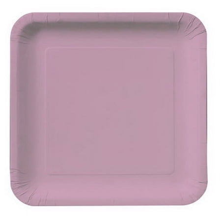 Touch of Color Lunch Plate, Square, 7", Luscious Lavender, 18 Ct