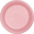 thumbnail image 1 of Touch of Color Plastic Lunch Plate, 7", Classic Pink, 20 Ct, 1 of 2